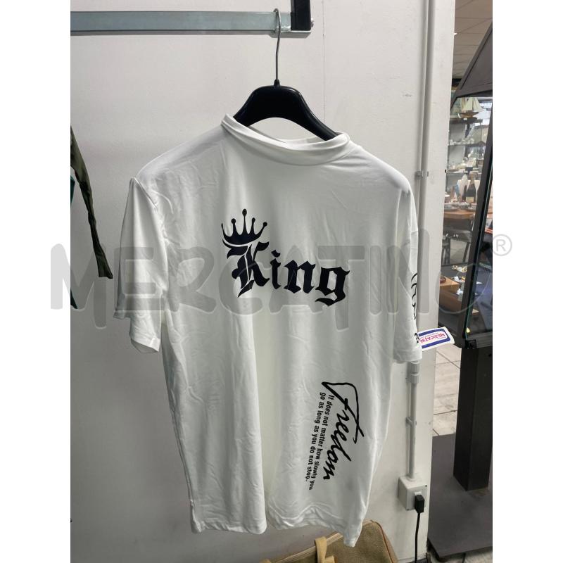 MAGLIA UOMO BIANCA KING | Mercatino dell'Usato Montesilvano 1