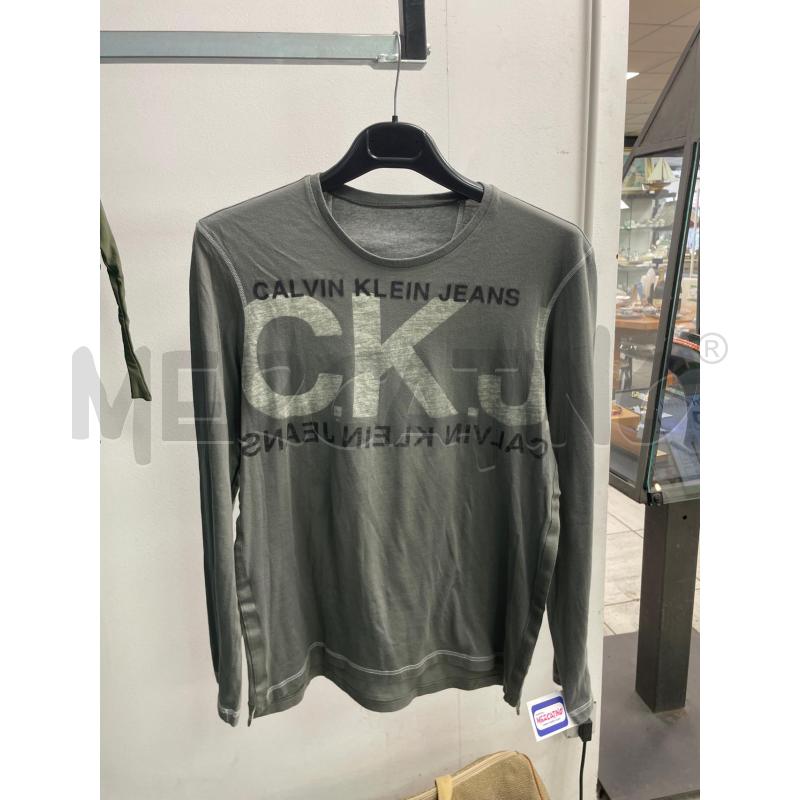 MAGLIA UOMO CALVIN KLEIN JEANS GRIGIA | Mercatino dell'Usato Montesilvano 1
