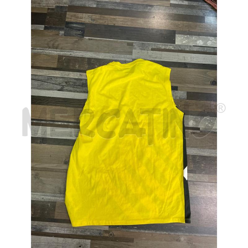 MAGLIA UOMO CANOTTA BIANCA GIALLA BIKKEMBERGS TG 16 ANNI | Mercatino dell'Usato Montesilvano 2