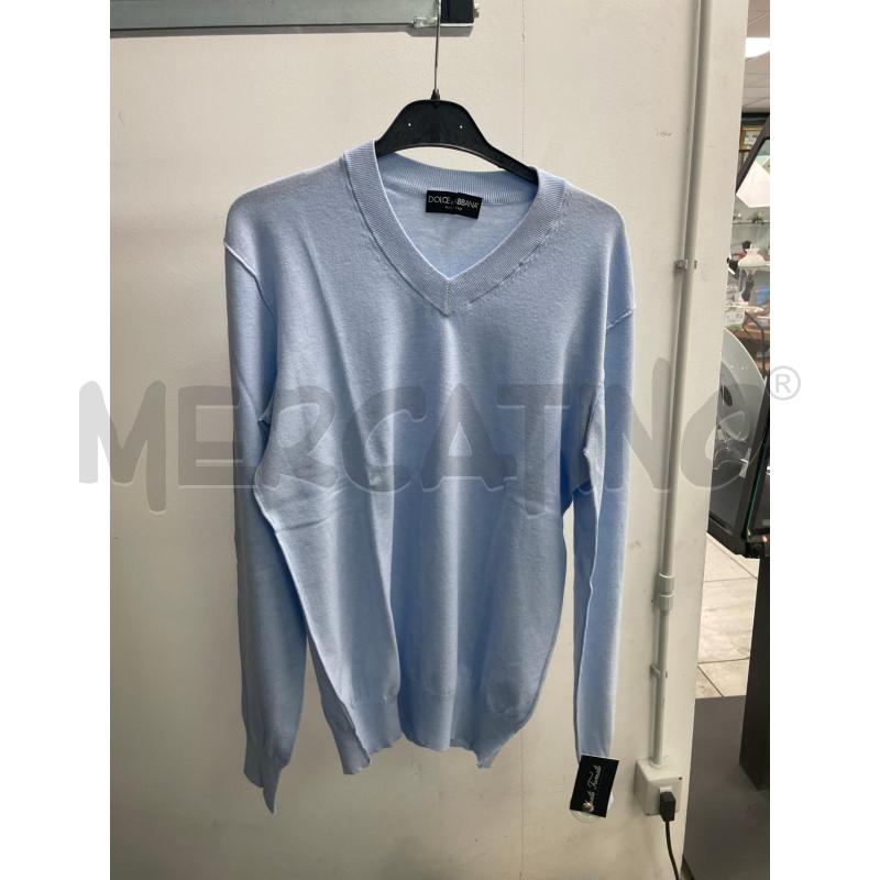 MAGLIA UOMO DOLCE A GABBANA CELESTE TG 52 | Mercatino dell'Usato Montesilvano 1