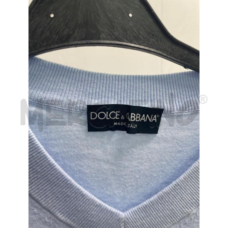MAGLIA UOMO DOLCE A GABBANA CELESTE TG 52 | Mercatino dell'Usato Montesilvano 2