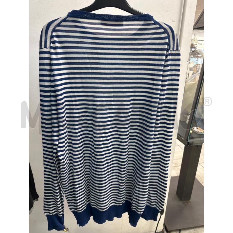 MAGLIA UOMO FISSORE RIGA BLU BIANC ATG 52 | Mercatino dell'Usato Montesilvano 3