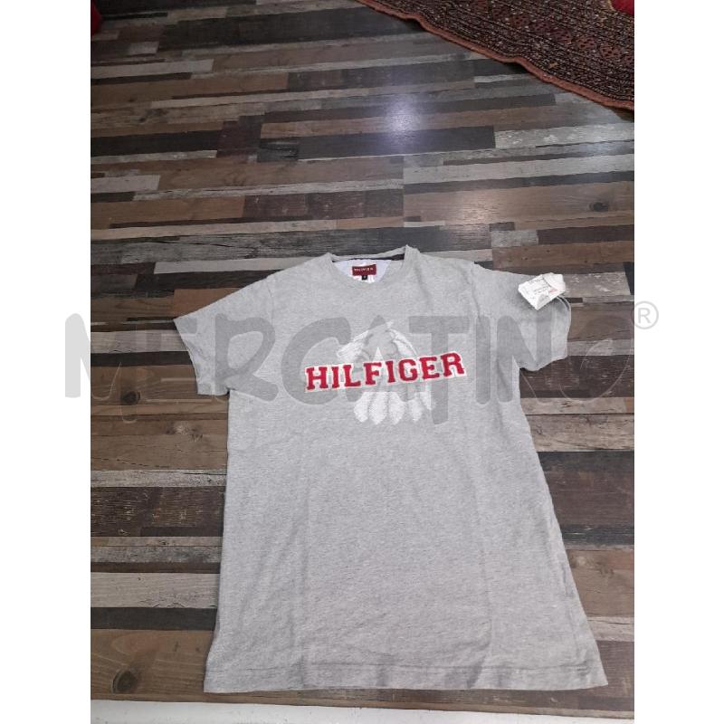 MAGLIA UOMO HILFIGER GRIGIA  | Mercatino dell'Usato Montesilvano 1