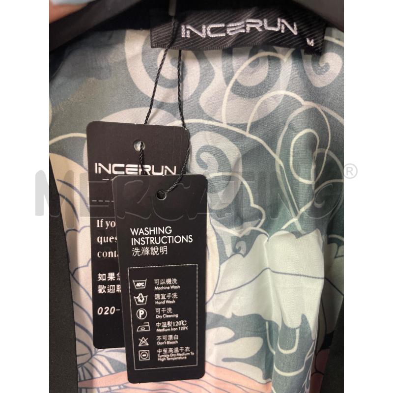MAGLIA UOMO INCERUN KIMONO NERO STAMPA DRAGONE ROSSO | Mercatino dell'Usato Montesilvano 3