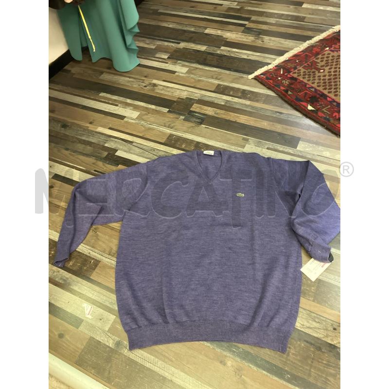 MAGLIA UOMO LACOSTE VIOLA TG 6 | Mercatino dell'Usato Montesilvano 1