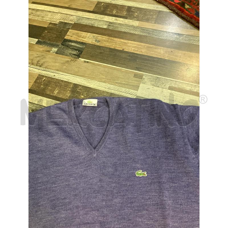 MAGLIA UOMO LACOSTE VIOLA TG 6 | Mercatino dell'Usato Montesilvano 2