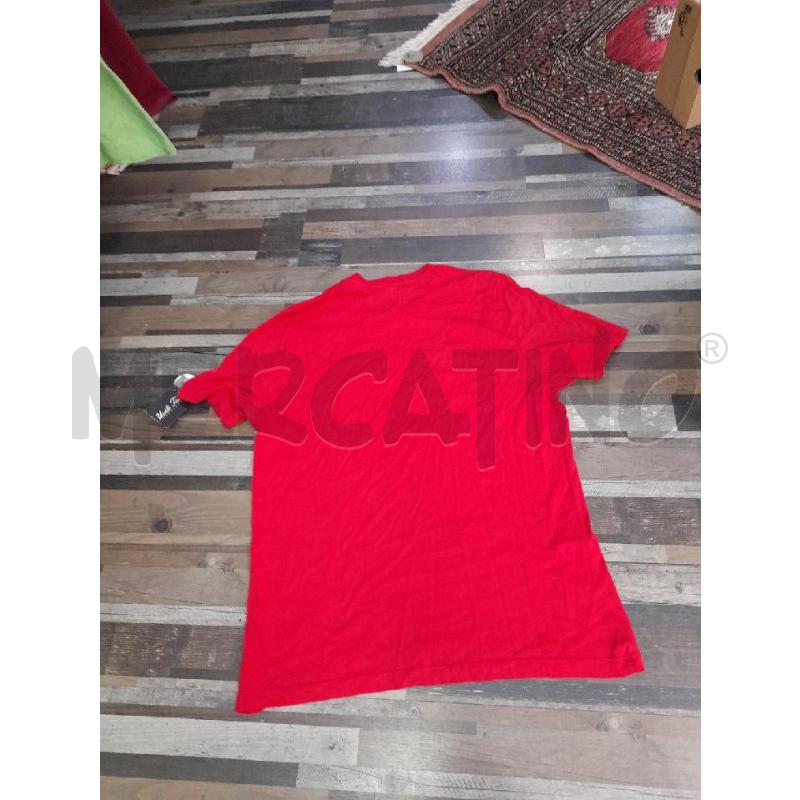 MAGLIA UOMO LOVE MOSCHINO ROSSO SCRITTA NERA  | Mercatino dell'Usato Montesilvano 3