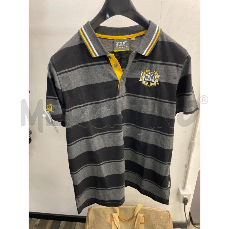 MAGLIA UOMO POLO EVERLAST GRIGIA BIANCA TG L  | Mercatino dell'Usato Montesilvano 1