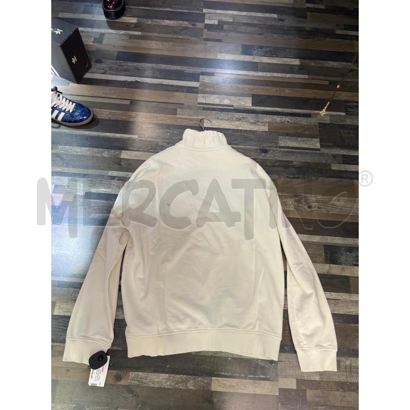 MAGLIA UOMO SISLEY BIANCA COLLO ZIP  | Mercatino dell'Usato Montesilvano 2