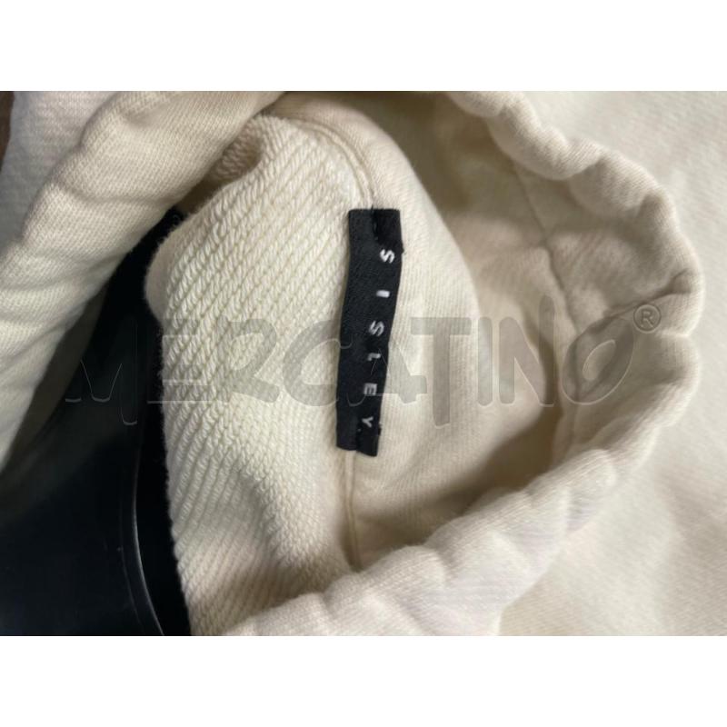 MAGLIA UOMO SISLEY BIANCA COLLO ZIP  | Mercatino dell'Usato Montesilvano 3
