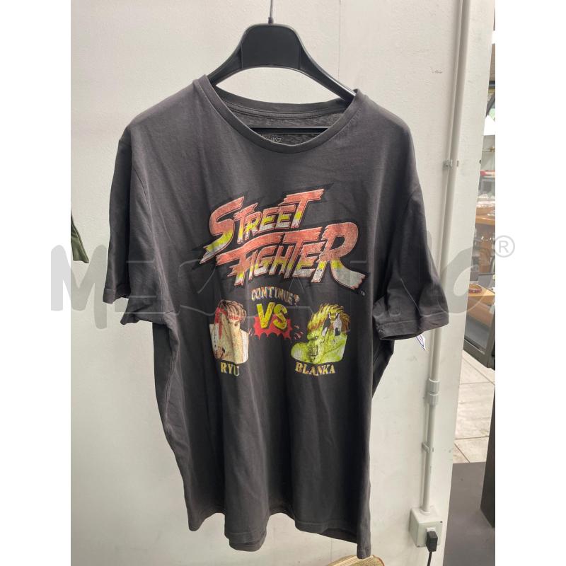 MAGLIA UOMO STREET FIGHTER GRIGIA  | Mercatino dell'Usato Montesilvano 1