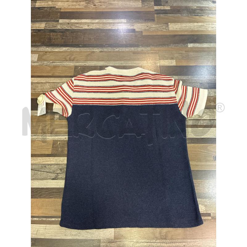 MAGLIA UOMO TAKESHY KUROSAWA BIANCA RIGHINE ROSSE BLU | Mercatino dell'Usato Montesilvano 4