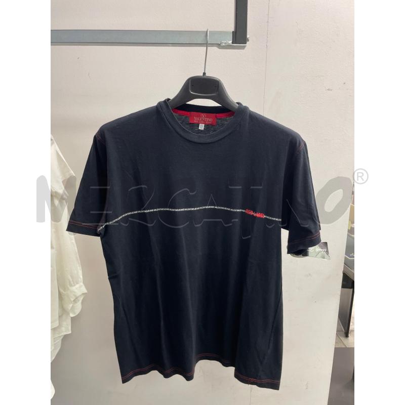MAGLIA UOMO VALENTINO RED LABEL NERA SCRITTE BIANCHE | Mercatino dell'Usato Montesilvano 1