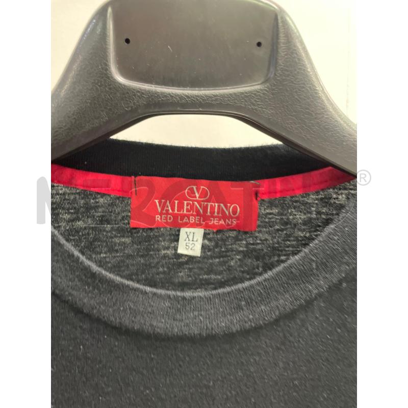 MAGLIA UOMO VALENTINO RED LABEL NERA SCRITTE BIANCHE | Mercatino dell'Usato Montesilvano 2