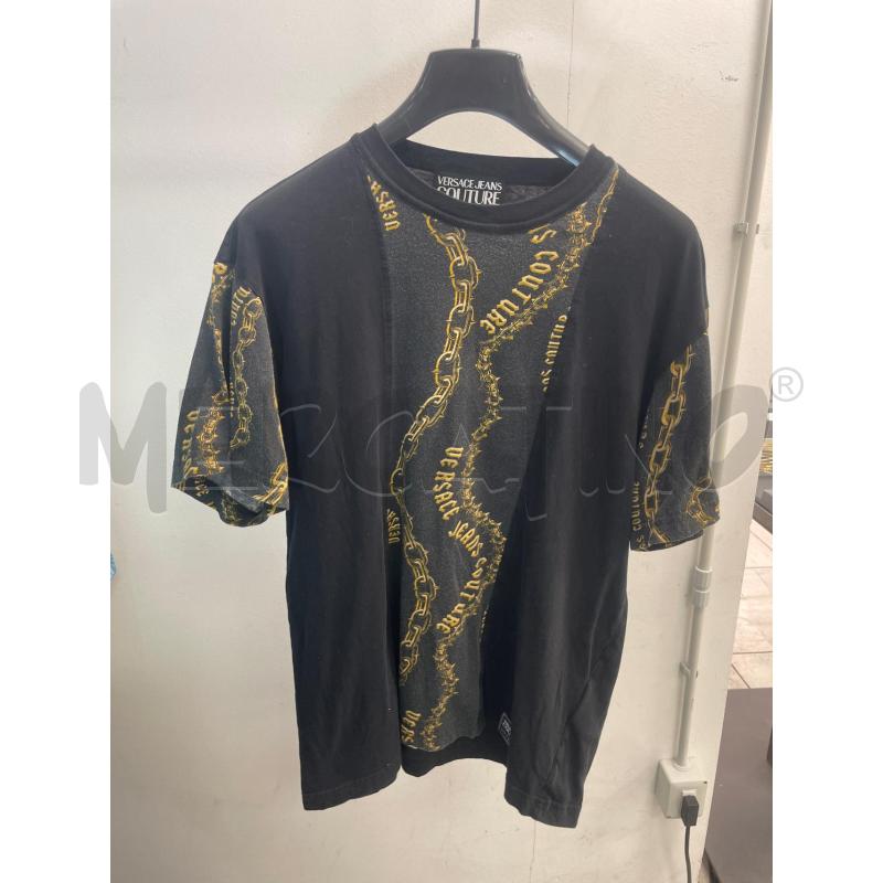 MAGLIA UOMO VERSACE JEANS COUTURE NERA FANTASIA CATENE | Mercatino dell'Usato Montesilvano 1