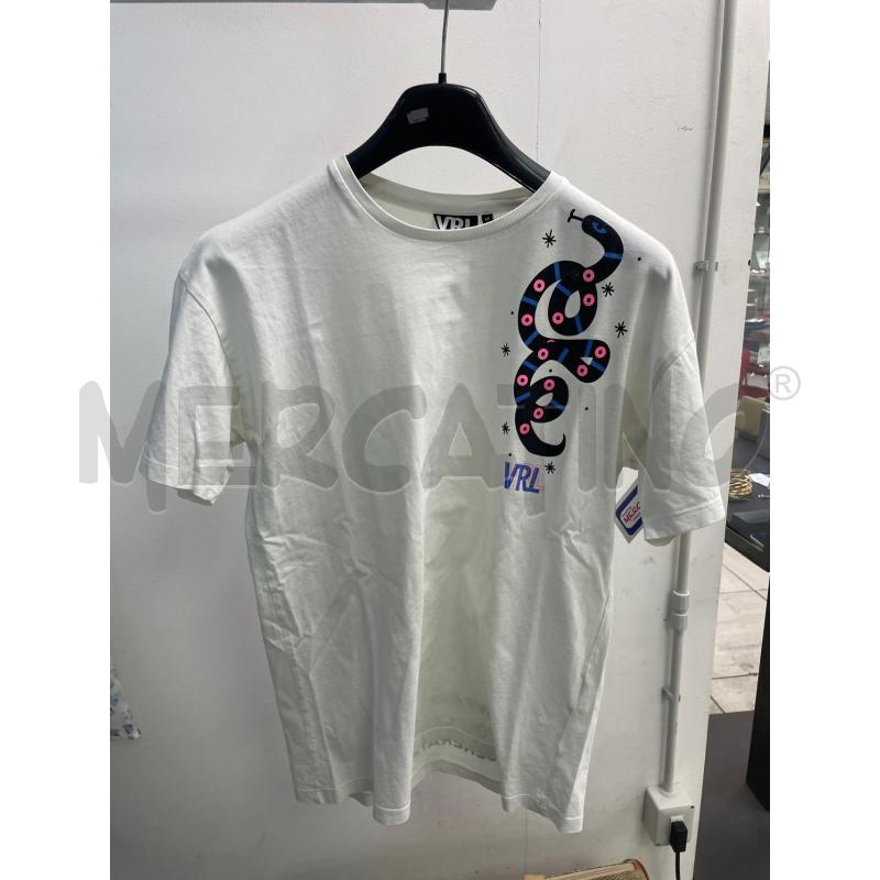 MAGLIA UOMO VRL BIANCA SERPENTE NERO  | Mercatino dell'Usato Montesilvano 1