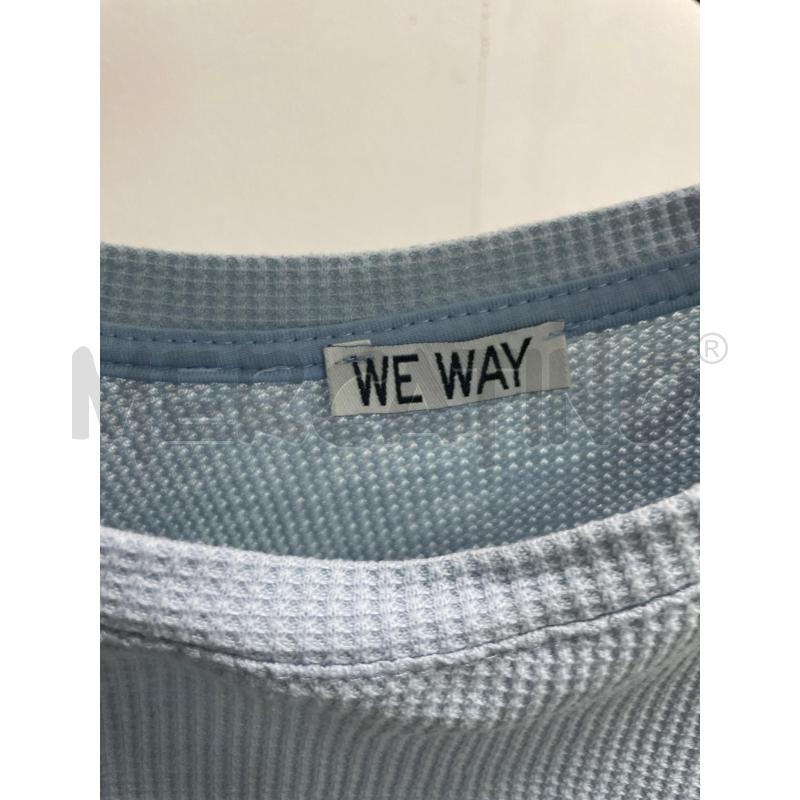 MAGLIA UOMO WE WAY AZZURRA MEZZA MANICA | Mercatino dell'Usato Montesilvano 2