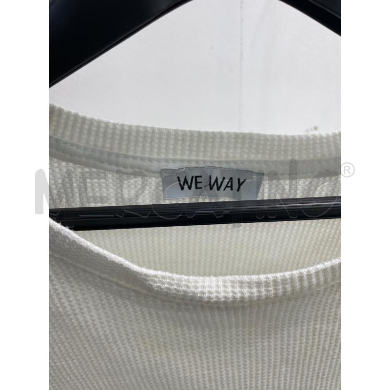 MAGLIA UOMO WE WAY BIANCA MEZZA MANICA | Mercatino dell'Usato Montesilvano 2