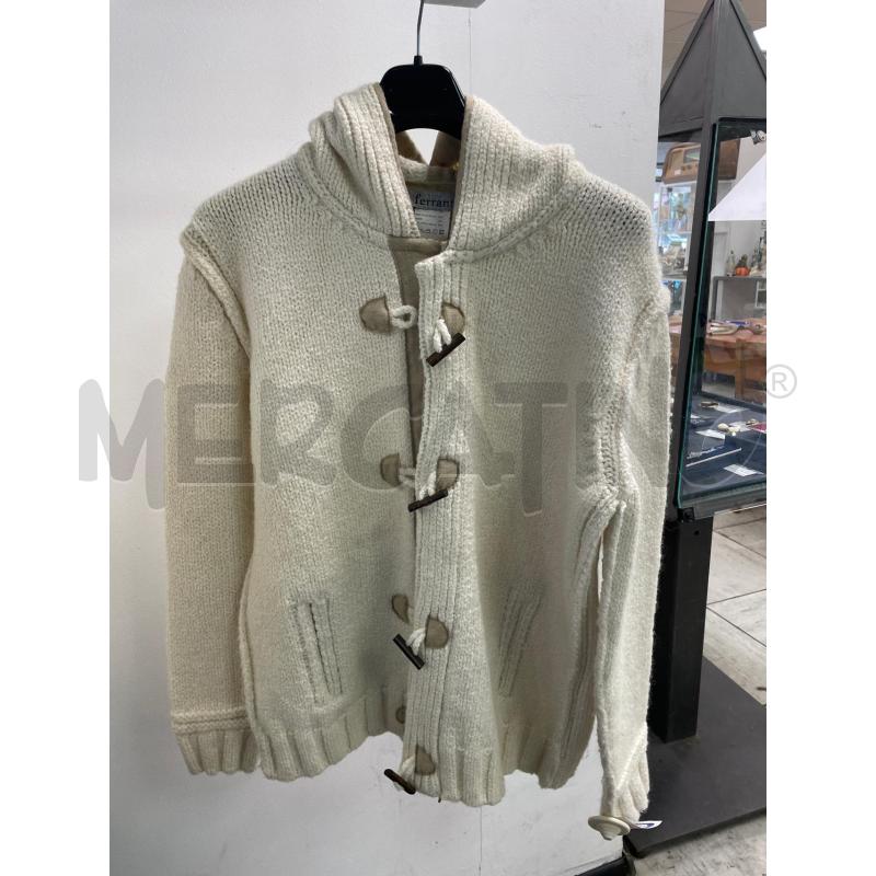 MAGLIONE UOMO FERRANTE BIANCO BEIGE | Mercatino dell'Usato Montesilvano 1