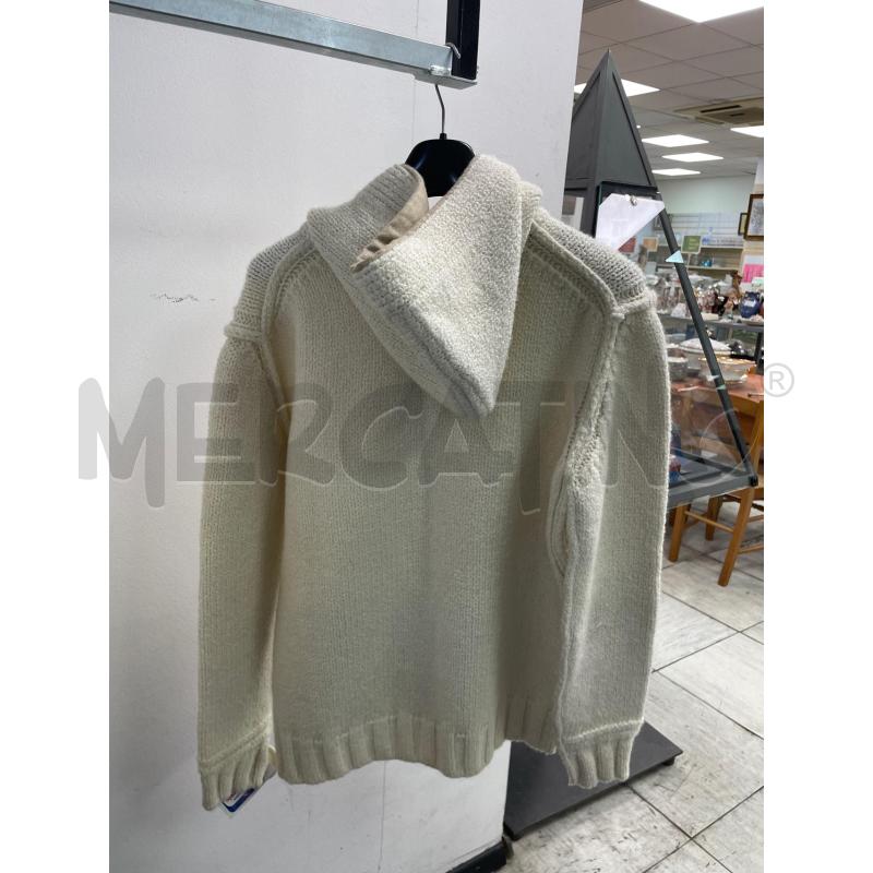 MAGLIONE UOMO FERRANTE BIANCO BEIGE | Mercatino dell'Usato Montesilvano 3