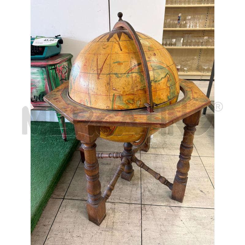 MAPPAMONDO BAR BASE LEGNO  | Mercatino dell'Usato Montesilvano 1
