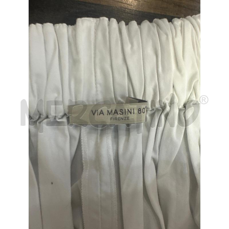 MAXI MAGLIA/ABITO DONNA VIA MASINI 80° BIANCA  | Mercatino dell'Usato Montesilvano 2