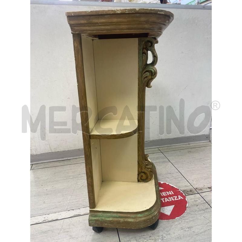 MOBILETTO LEGNO DORATOPORTA LAMPADA | Mercatino dell'Usato Montesilvano 3