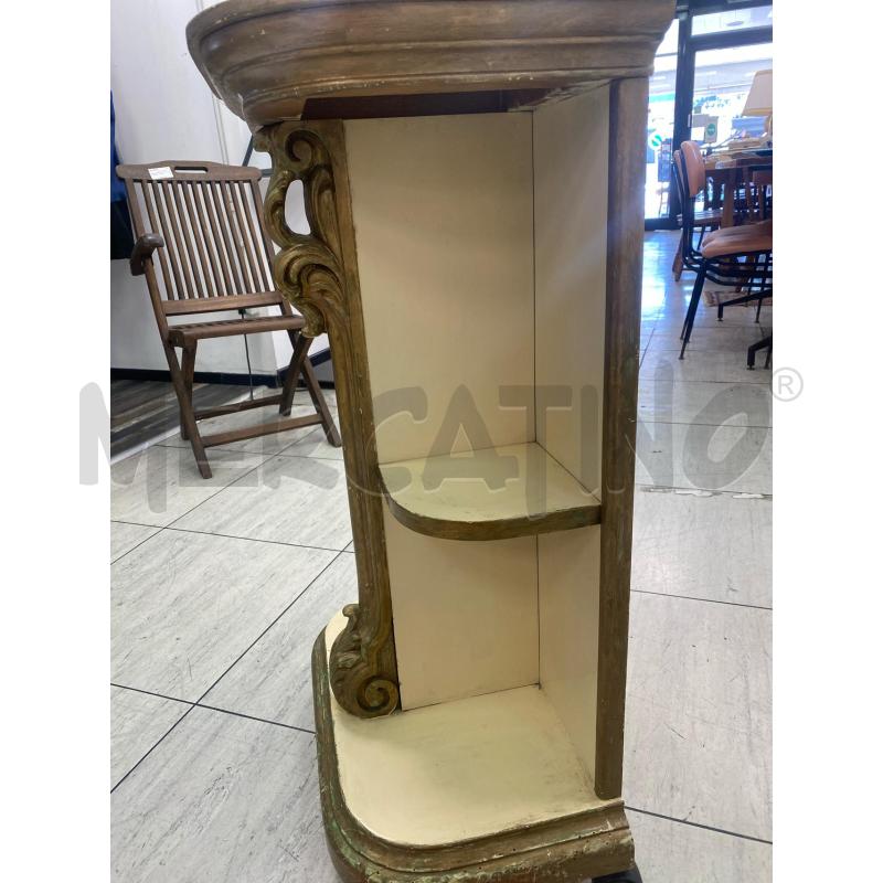 MOBILETTO LEGNO DORATOPORTA LAMPADA | Mercatino dell'Usato Montesilvano 4