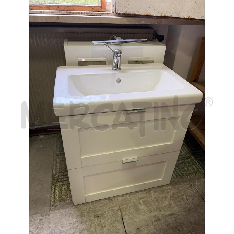 MOBILE BAGNO BIANCO + SPECCHIO | Mercatino dell'Usato Montesilvano 1