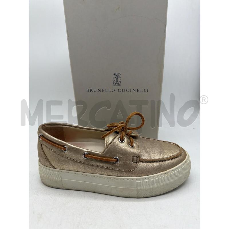 MOCASSINI DONNA BRUNELLO CUCINELLI DORATELACCI MARRO | Mercatino dell'Usato Montesilvano 1