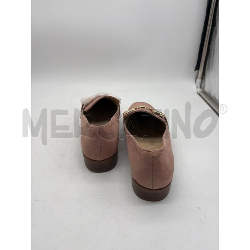 MOCASSINI DONNA LORA FERRES ROSA SCAMOSCIATE FIBIA DORATA | Mercatino dell'Usato Montesilvano 3