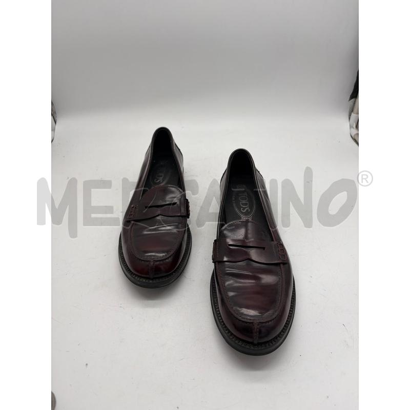 MOCASSINI DONNA TODS BORDEAUX  | Mercatino dell'Usato Montesilvano 2