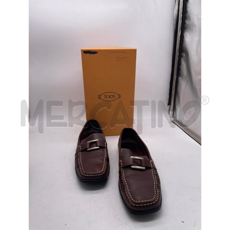 MOCASSINI DONNA TOD'S MARRO FIBIA PUNTA QUADRATA | Mercatino dell'Usato Montesilvano 2