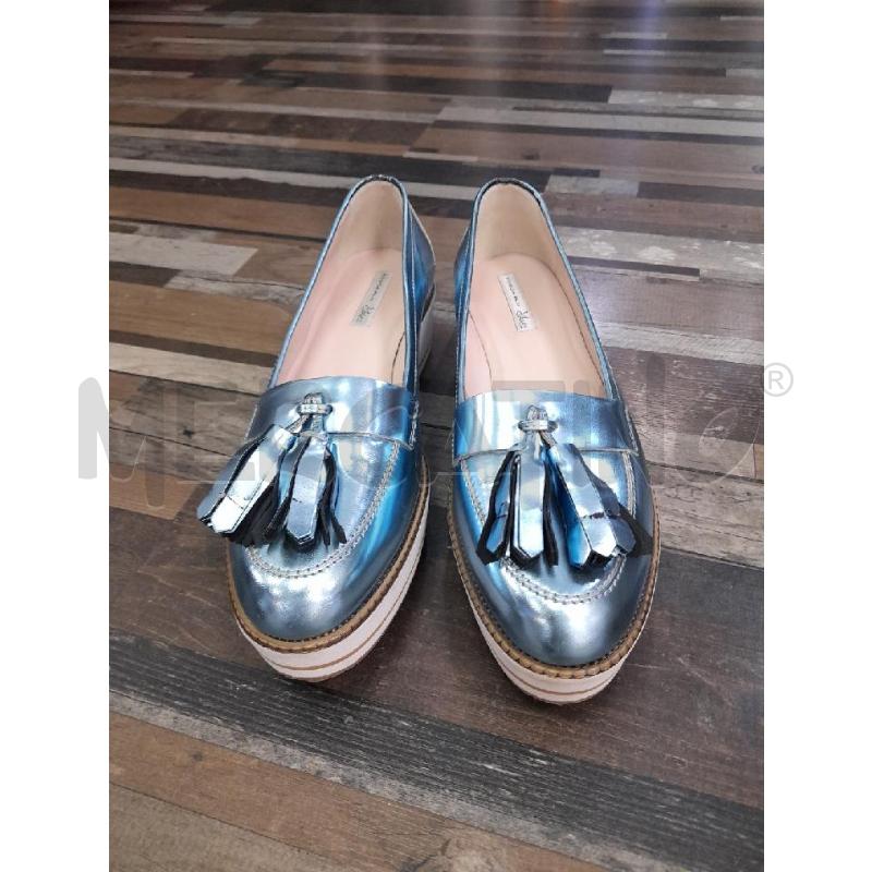 MOCASSINI DONNA TOSCA BLU SHOES AZZURRE ARGENTEE  | Mercatino dell'Usato Montesilvano 2