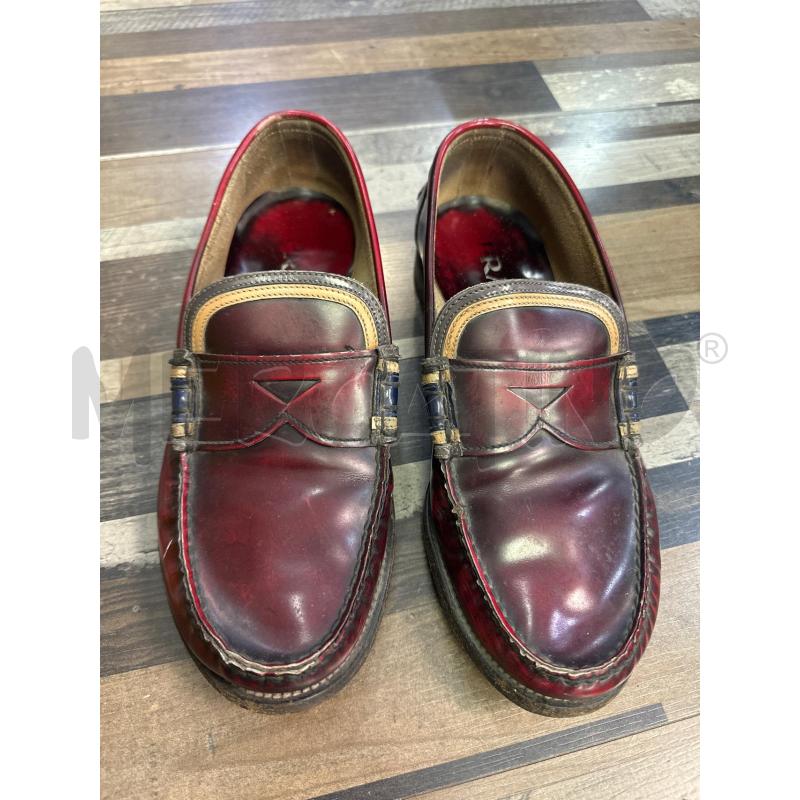 MOCASSINO UOMO PRADA BORDEAUX SCURO  | Mercatino dell'Usato Montesilvano 2