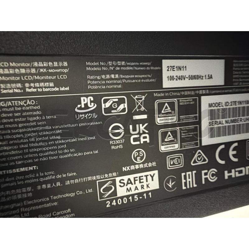 MONITOR PHILIPS 27  2025 | Mercatino dell'Usato Montesilvano 2