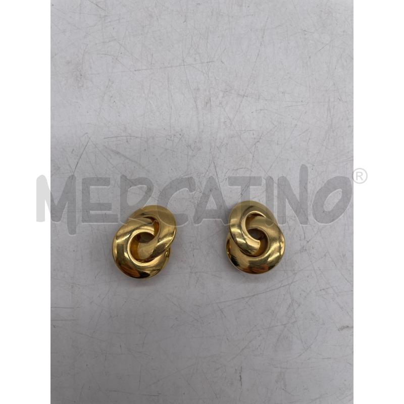 ORECCHINI DIOR NODO DORATO CLIPS VINTAGE | Mercatino dell'Usato Montesilvano 1