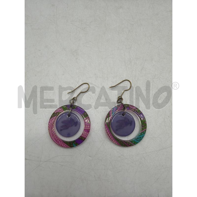 ORECCHINI ETRO PLASTICA MULTICOLORE | Mercatino dell'Usato Montesilvano 2
