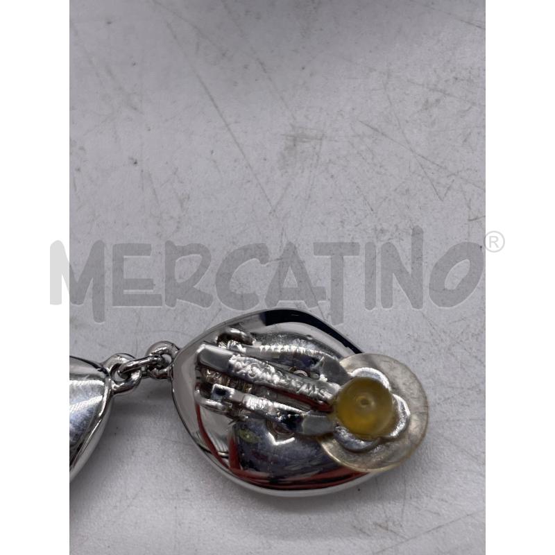 ORECCHINI SWAROVSKI GOCCIA PENDENTE GRIGI ARGENTATI | Mercatino dell'Usato Montesilvano 2