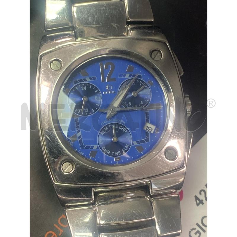 OROLOGIO BREIL QUADRANTE QUADRATO BLU ARGENTATO | Mercatino dell'Usato Montesilvano 1