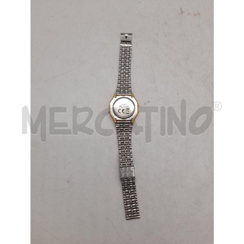 OROLOGIO DA POLSO CASIO DORATO QUADRANTE QUADRATINI ROSA AZZURRI | Mercatino dell'Usato Montesilvano 2