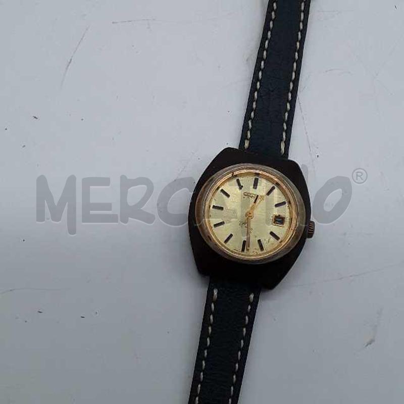 OROLOGIO DA POLSO CITIZEN AUTOMATIC CINTURINO VERDE QUADRANTE TONDO DORATO  | Mercatino dell'Usato Montesilvano 3