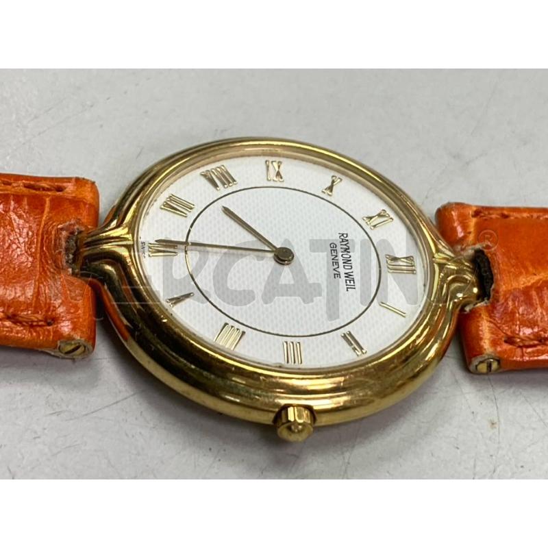 OROLOGIO DA POLSO RAYMOND WEIL GENEVE CINTURINO ARANCIO | Mercatino dell'Usato Montesilvano 3