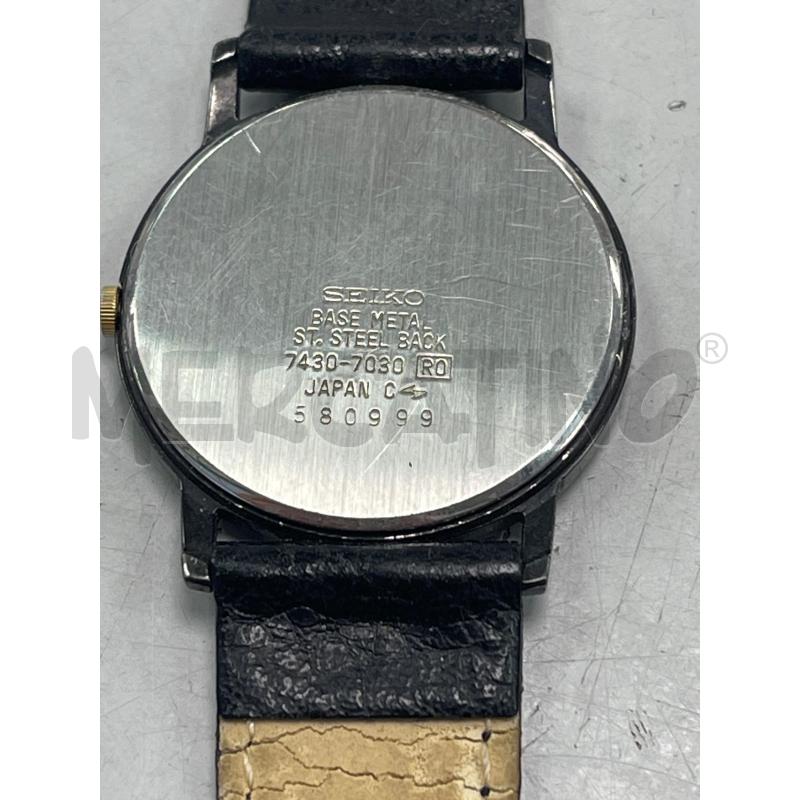 OROLOGIO DA POLSO SEIKO NERO NON TESTATO | Mercatino dell'Usato Montesilvano 3