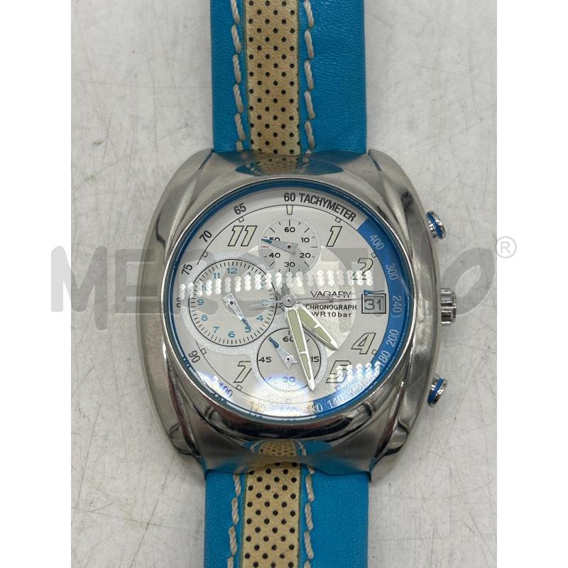 OROLOGIO DA POLSO VAGARY CINTURINO CELESTE  | Mercatino dell'Usato Montesilvano 1