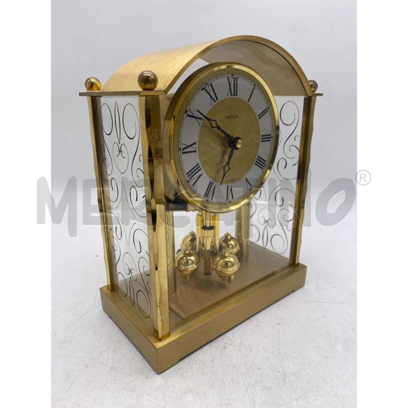 OROLOGIO DA TAVOLO HETTICH DORATO  | Mercatino dell'Usato Montesilvano 2
