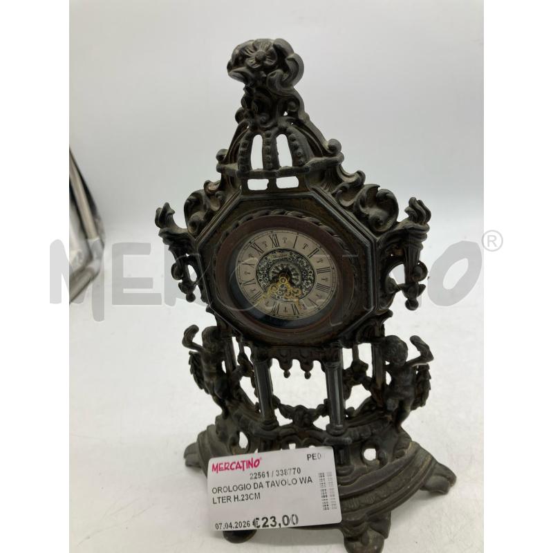 OROLOGIO DA TAVOLO WALTER H.23CM | Mercatino dell'Usato Montesilvano 3