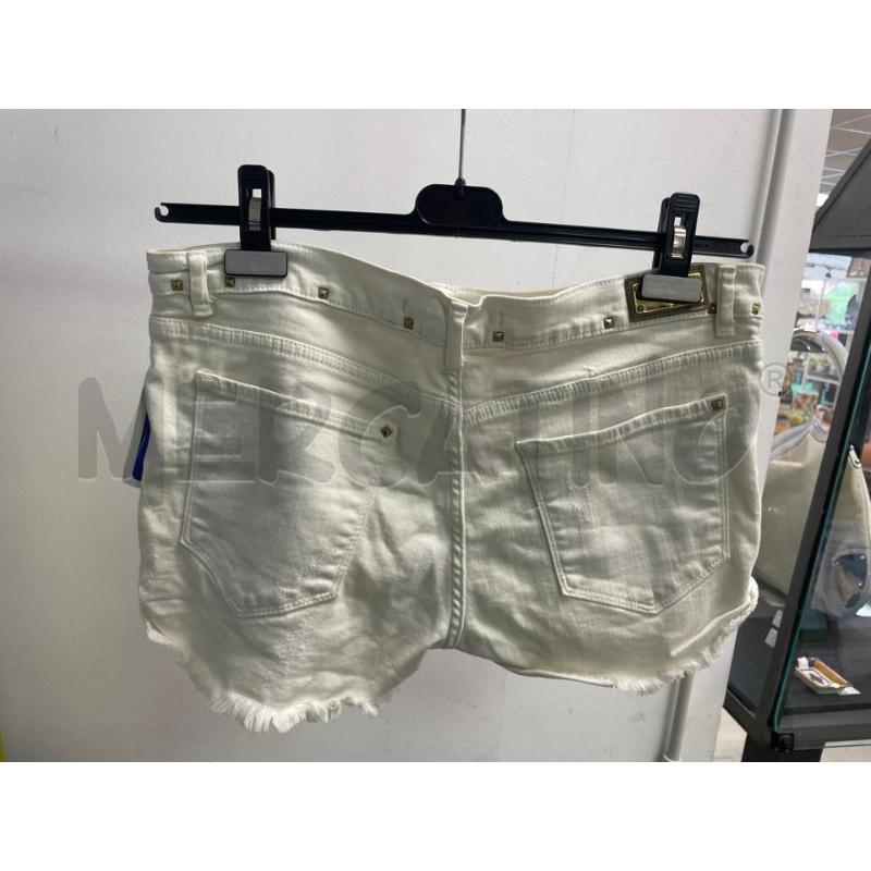 PANTALONCINO DONNA BIANCO ZARA WOMAN JEANS BORCHIE DORATE | Mercatino dell'Usato Montesilvano 2