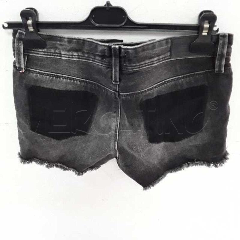 PANTALONCINO DONNA HILFIGER NERO JEANS DIETRO EFFETTO TASCHE | Mercatino dell'Usato Montesilvano 3