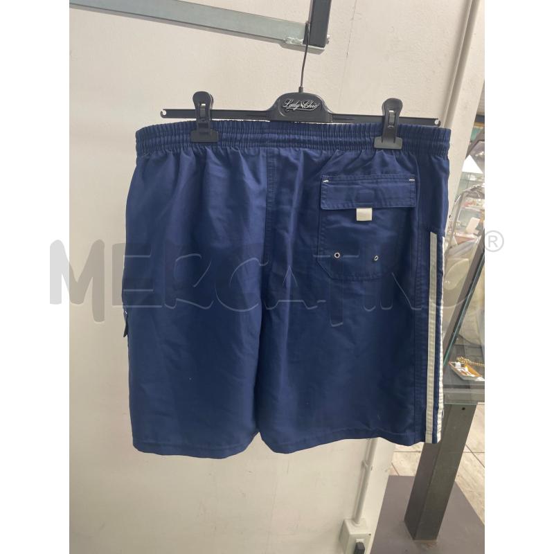 PANTALONCINO UOMO ADIDAS BLU BANDE BIANCHE | Mercatino dell'Usato Montesilvano 2